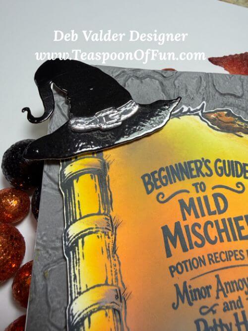 Spooky Spell Book & Potions. All products can be purchased in our Teaspoon Of Fun Paper Crafting Shop at www.TeaspoonOfFun.com/SHOP.