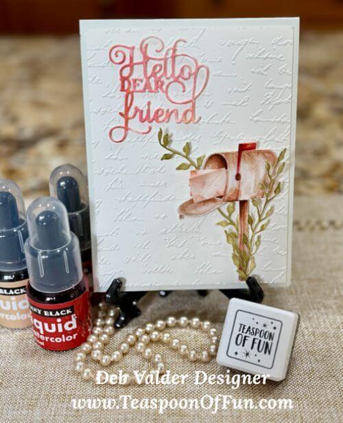 It's a Special Delivery Day. All products can be purchased in our Teaspoon Of Fun Paper Crafting Shop at www.TeaspoonOfFun.com/SHOP.