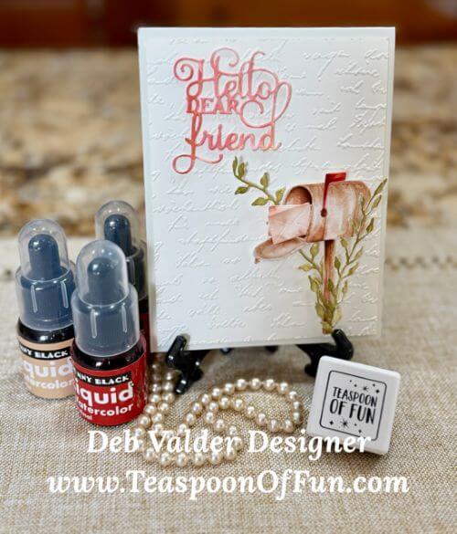 It's a Special Delivery Day. All products can be purchased in our Teaspoon Of Fun Paper Crafting Shop at www.TeaspoonOfFun.com/SHOP.