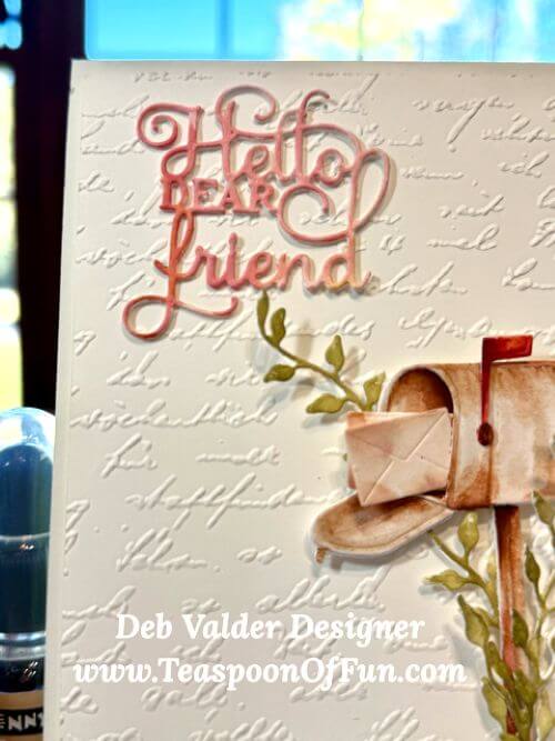 It's a Special Delivery Day. All products can be purchased in our Teaspoon Of Fun Paper Crafting Shop at www.TeaspoonOfFun.com/SHOP.