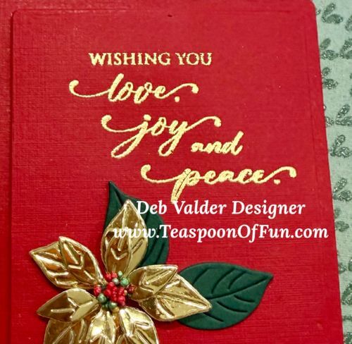 The Christmas Book. All products can be purchased in our Teaspoon Of Fun Paper Crafting Shop at www.TeaspoonOfFun.com/SHOP.