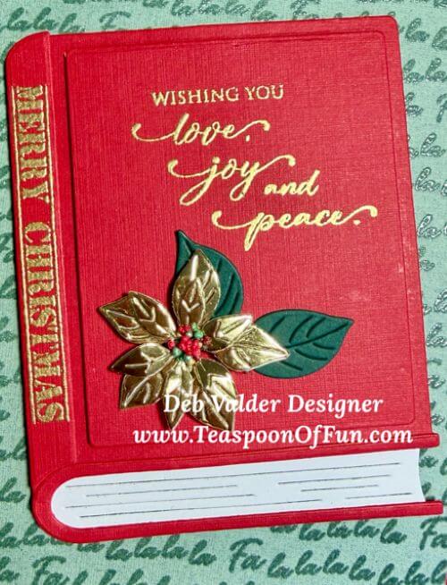 The Christmas Book. All products can be purchased in our Teaspoon Of Fun Paper Crafting Shop at www.TeaspoonOfFun.com/SHOP.