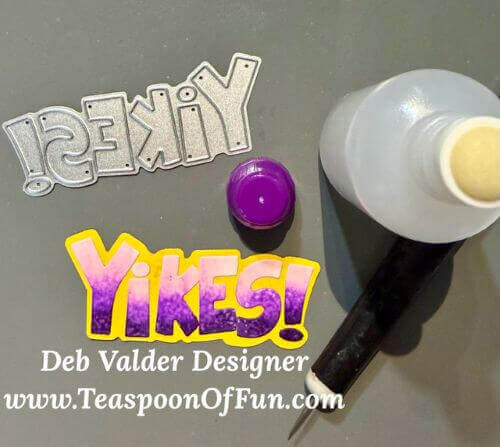 Witchy Nights YIKES. All products can be purchased in our Teaspoon Of Fun Paper Crafting Shop at www.TeaspoonOfFun.com/SHOP.